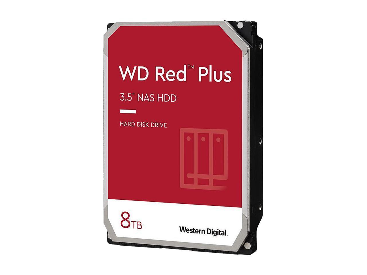 Жесткий диск для NAS систем HDD 8Tb Western Digital RED PLUS WD80EFZZ