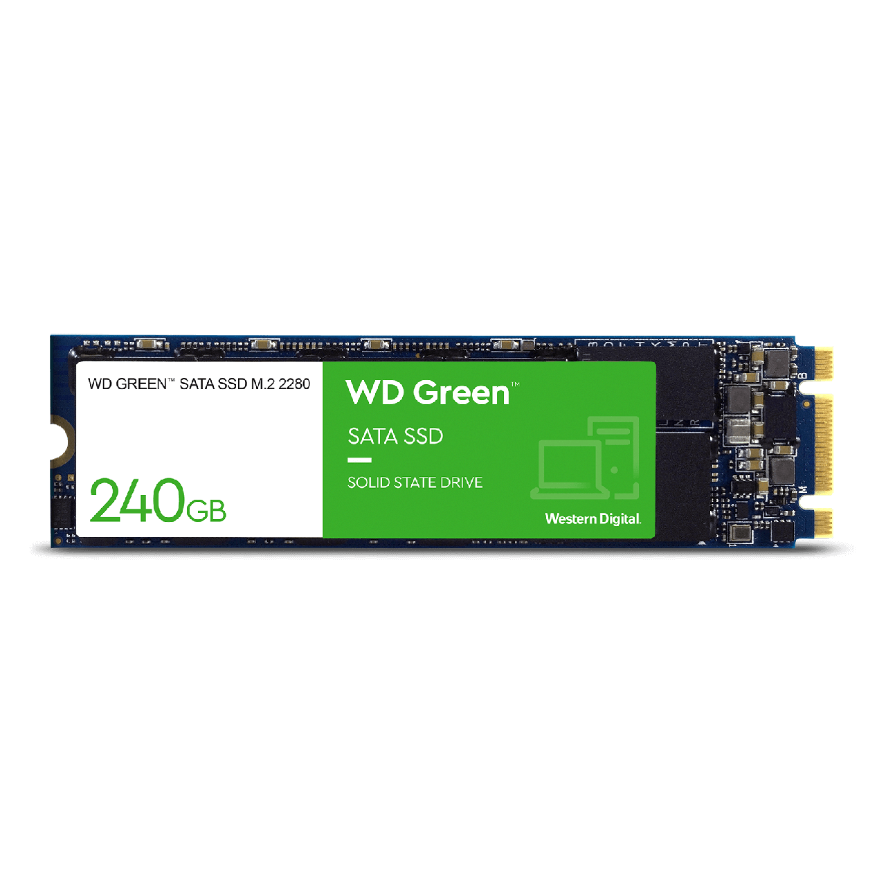 Твердотельный накопитель 240GB SSD WD GREEN M.2 2280 WDS240G3G0B