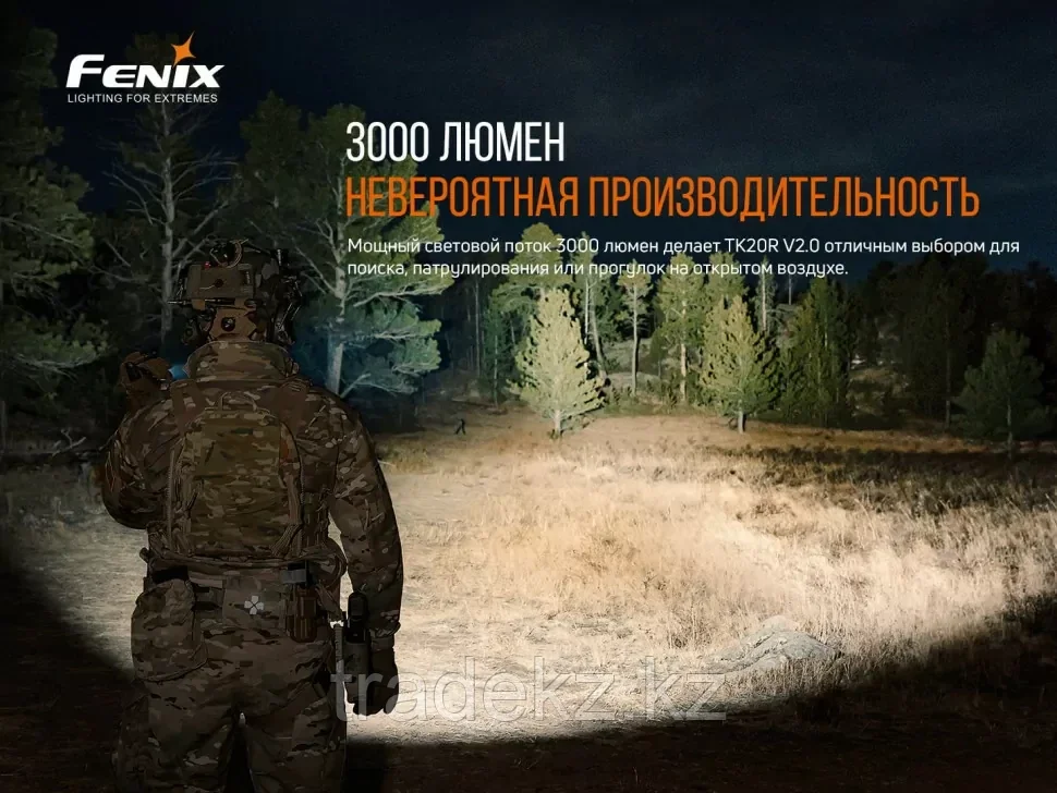 Фонарь Fenix TK20R V2.0, 3000 Лм, USB зарядка - фото 9 - id-p101113466