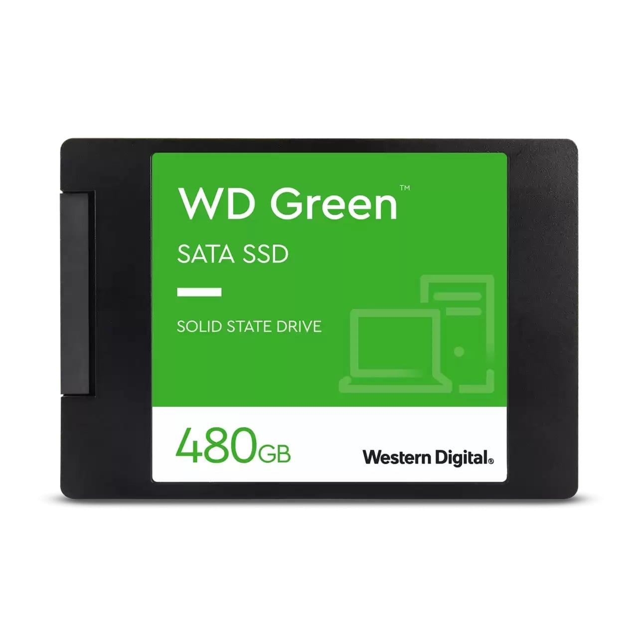 Твердотельный накопитель 480GB SSD WD GREEN 2.5” WDS480G3G0A
