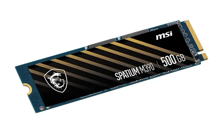 Твердотельный накопитель 500Gb SSD MSI SPATIUM M390 M.2 PCIe NVMe