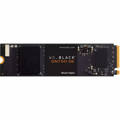 Твердотельный накопитель 500GB SSD WD BLACK SN750 SE PCIe M.2 2280 WDS500G1B0E