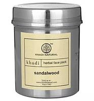 Маска для лица Сандал, 50 г, производитель Кхади; Sandalwood