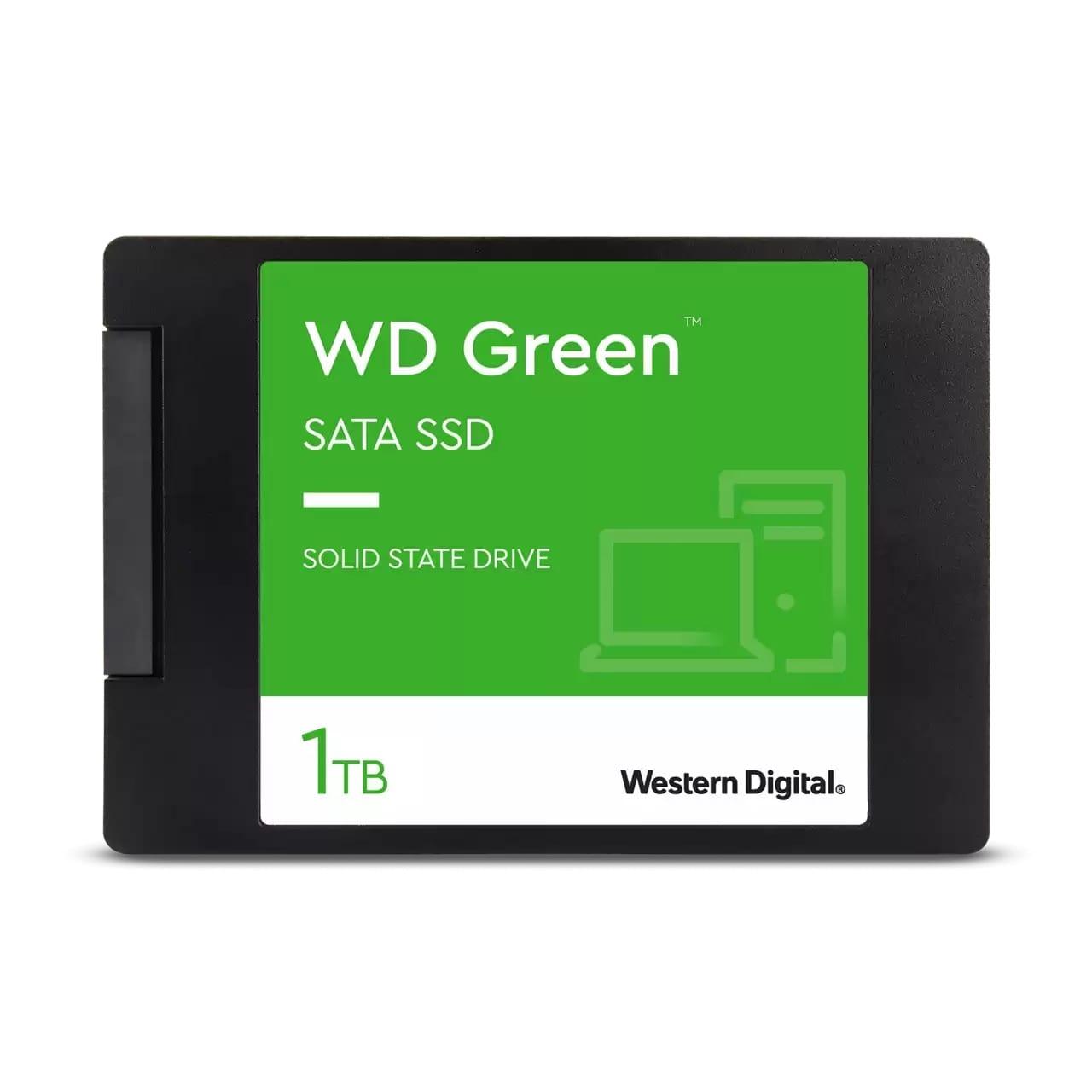 Твердотельный накопитель 1000GB SSD WD GREEN 2.5”  WDS100T3G0A