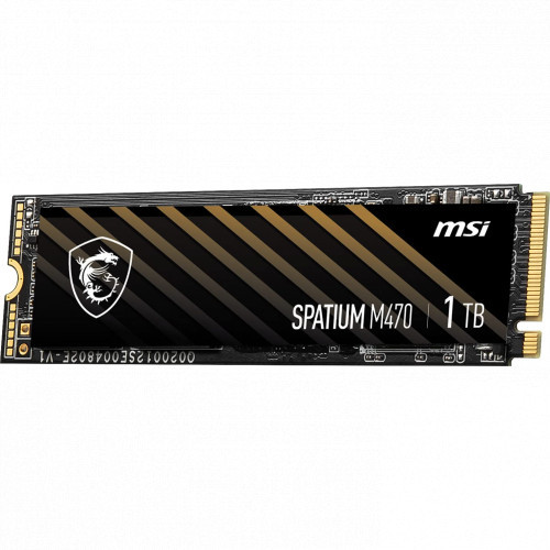 Твердотельный накопитель 1000Gb SSD MSI SPATIUM M470 M.2 PCIe NVMe