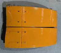 Крыло кабины заднее правое (за колесом) крашеное в желтый SHAANXI / Shacman F2000