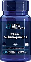 БАД  экстракт Ашваганды, для повышения физической и психической энергии (60 капсул) Life Extension)