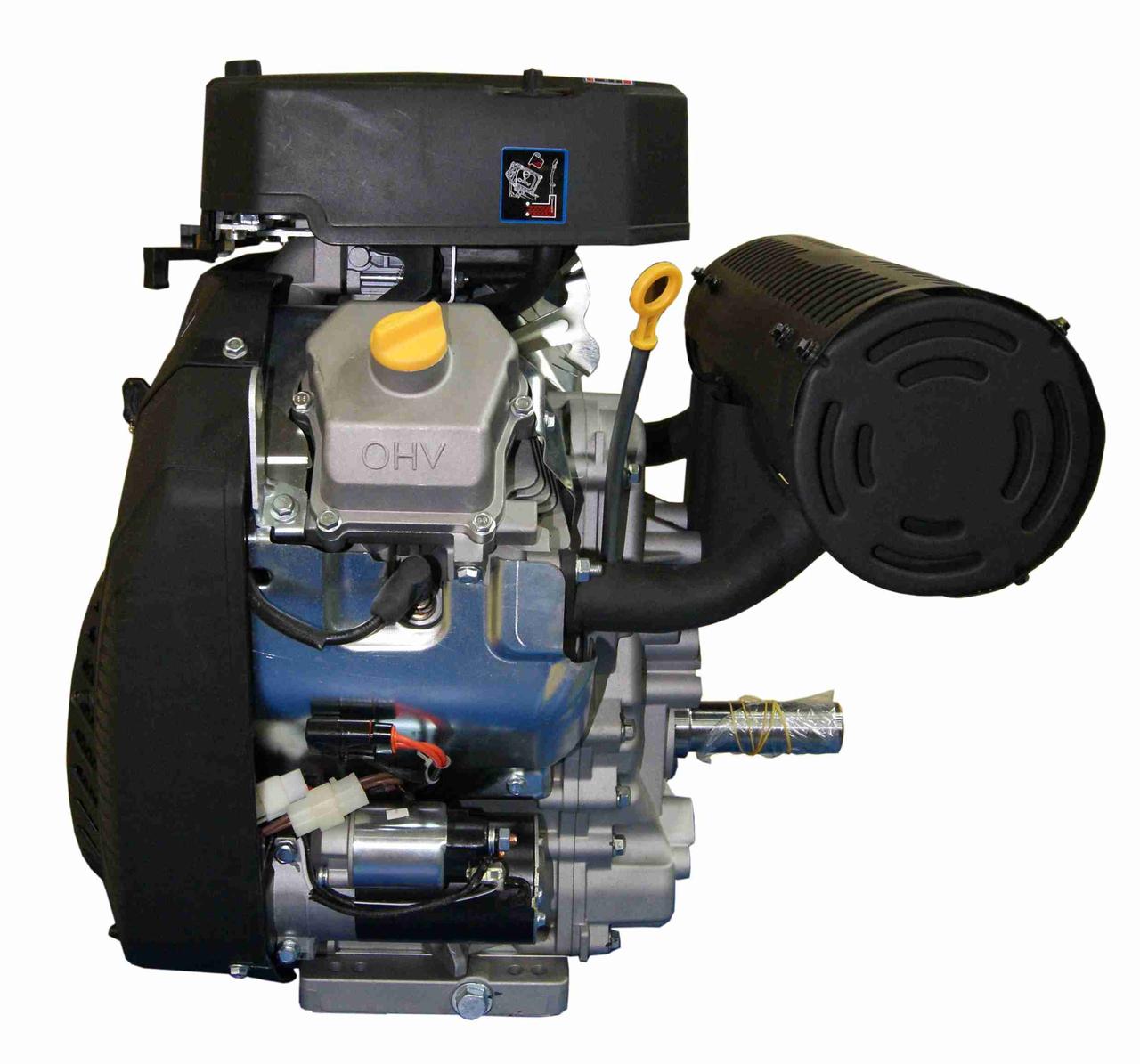 Двигатель LIFAN 2V90ECC 20A (37 л.с., вал 25мм, эл. стартер, катушка 20А) - фото 4 - id-p101119805