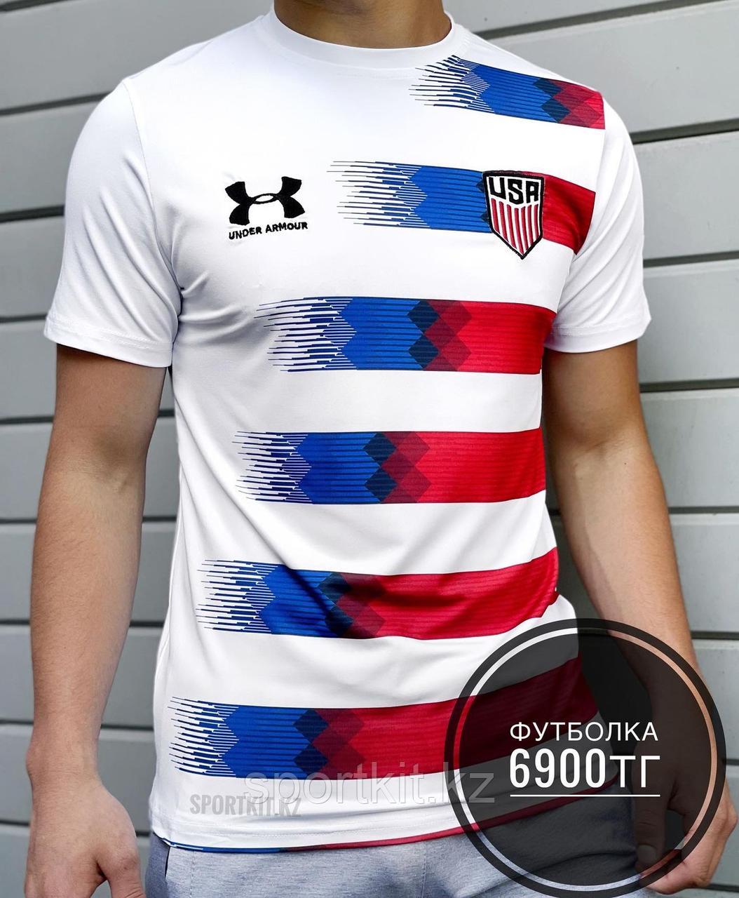 Трен футболка USA UA бел разноц 2450-1