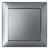 Выключатель С 110-801 серебро