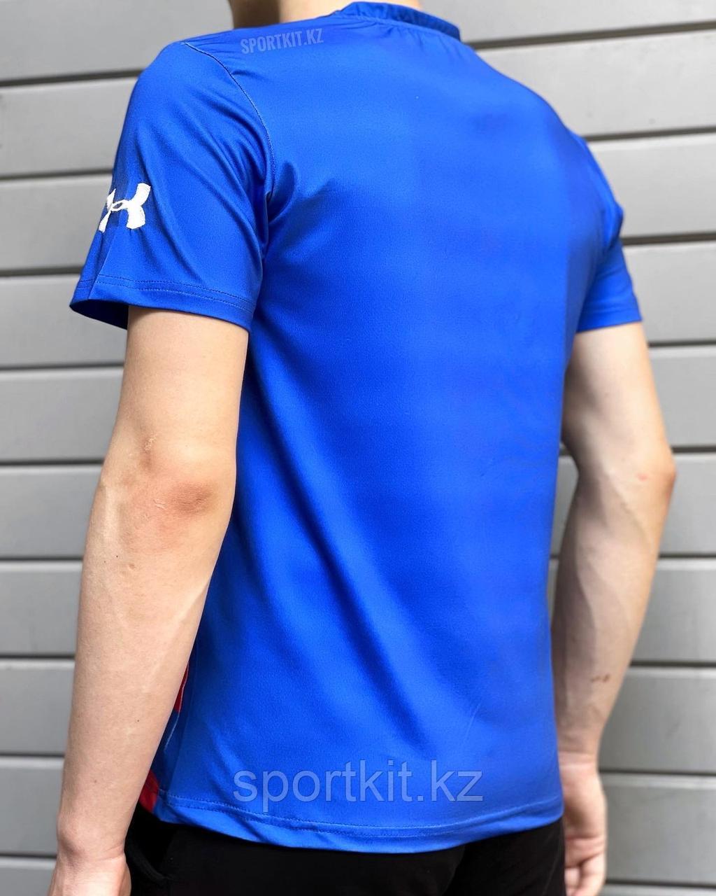 Трен футболка USA UA син разноц 2450-3 - фото 4 - id-p101135088
