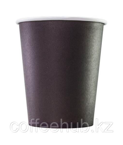 Бумажный стакан ECO CUPS d=90мм 350 мл, черный (1000 шт / коробка)