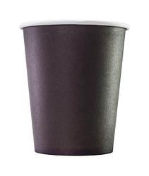Бумажный стакан ECO CUPS d=90мм 350 мл, черный (1000 шт / коробка)