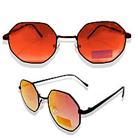 Солнцезащитные очки с красными стеклами UV 400 Alberto Casiano черные