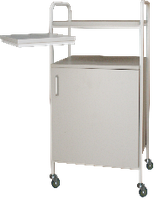 Тумба подкатная с надкроватным столиком