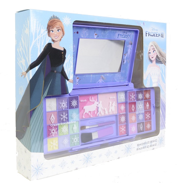 Игровой набор детской декоративной косметики для лица в футляре палетка Markwins  Frozen