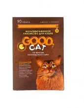 Good Cat Мультивитаминное лакомство со вкусом "Голландского сыра" д/кошек 90 табл.