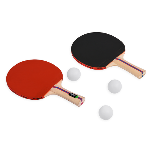 KRAFLA S-H200 Набор для настольного тенниса: ракетка (2шт), мяч (3шт) - фото 1 - id-p101160238