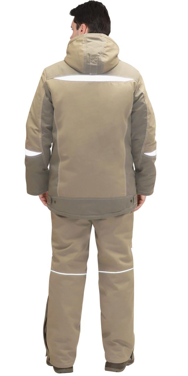 Костюм "ОЗОН" зимний: куртка, брюки св. оливковый с т. оливковым - фото 2 - id-p101160233
