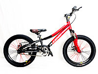 Велосипед Phoenix на дисковых тормозах черно-красный оригинал детский с холостым ходом 20 размер (555-20)