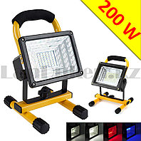 Прожектор Led Flood Light 8011 200 W аккумуляторная 4 режима свечения