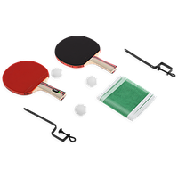 KRAFLA S-H300 Үстел теннисіне арналған жиынтық: ракетка (2 дана), доп (3 дана), бекіткіші бар тор