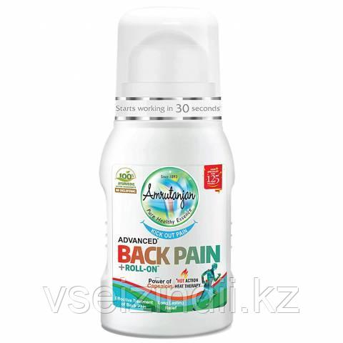 Обезболивающий роликовый бальзам Back Pain+Roll on amrutanjan 50 мл