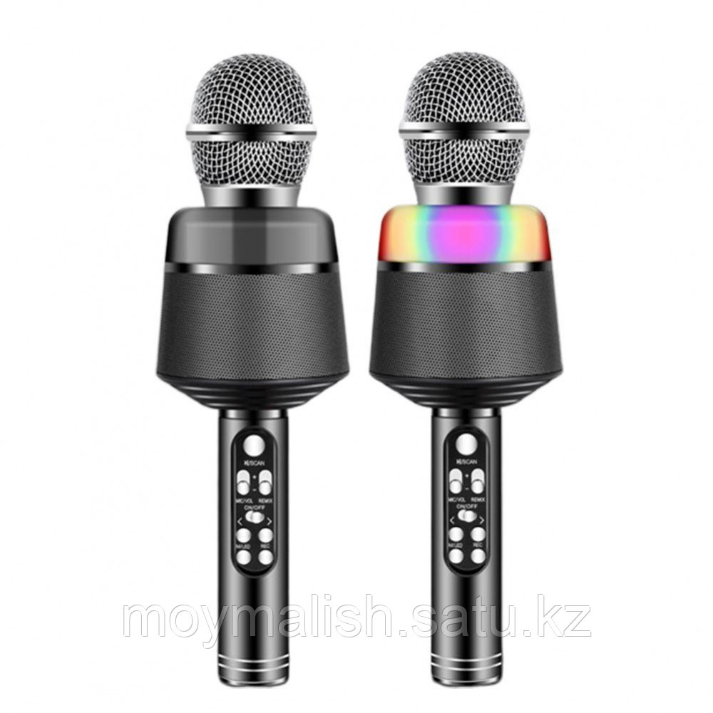 БЕСПРОВОДНОЙ Микрофон караоке Q008 Magic Karaoke c Bluetooth/FM (Цвета в ассортименте) - фото 4 - id-p101162588