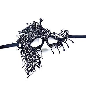 Кружевная маска – Павлин.