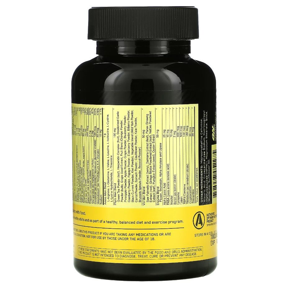 Минерально-витаминный комплекс Opti-Men, 150 таблеток - фото 2 - id-p101166707