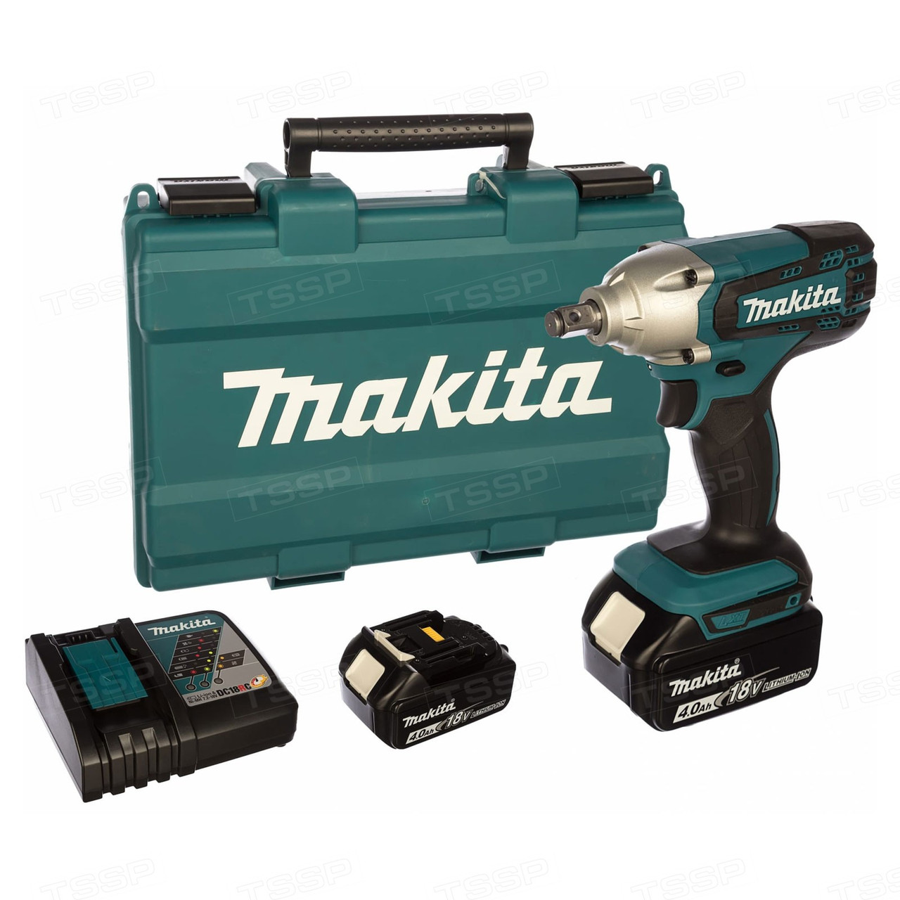 Аккумуляторный ударный гайковёрт Makita 18V LXT DTW190RME - фото 1 - id-p97497875