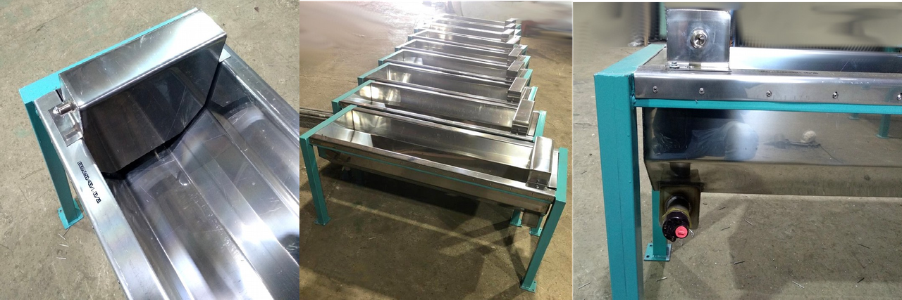 Групповая поилка без подогрева для телят 1000х450х500