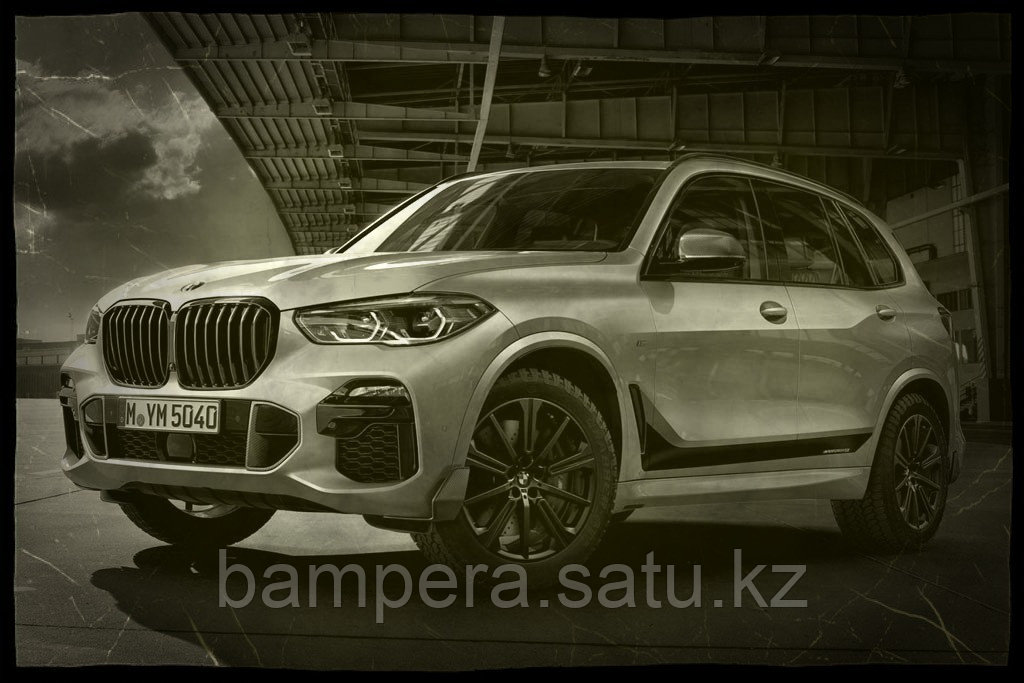 Комплект обвеса "M Perfomance" (черный глянцевый пластик) для BMW X5 G05 2018-...