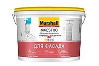 Краска Marshall MAESTRO / фасадная акриловая BW / 9 л / COL