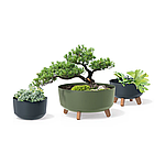 Горшок на деревянных ножках Gracia DGRL300 | Prosperplast, фото 2