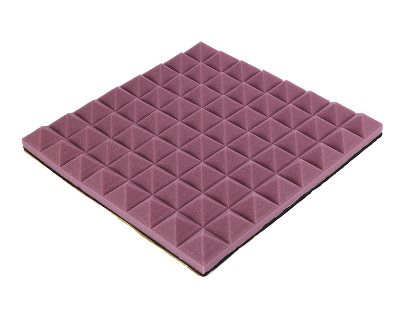 Акустический поролон Пирамида 50*50*5 (Фиолетовый), фото 1