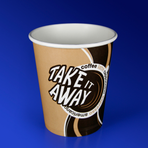 Россия Стакан бумажный 250мл для горячих напитков 50 шт/уп coffee take away