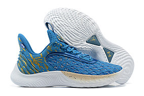Баскетбольные кроссовки UA Curry 9 "Gold-Blue"