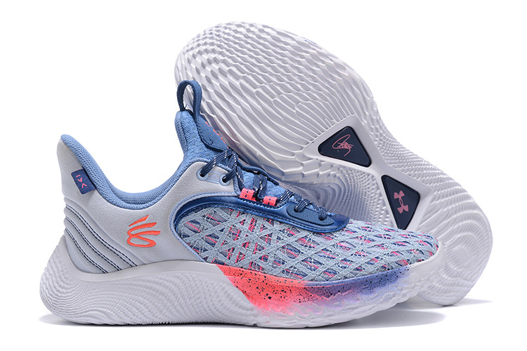 Баскетбольные кроссовки UA Curry 9 "Rainbow Splashes"