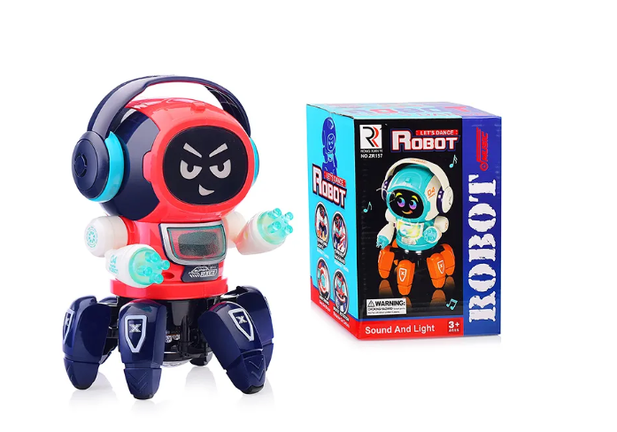 Музыкальный робот игрушка, танцует