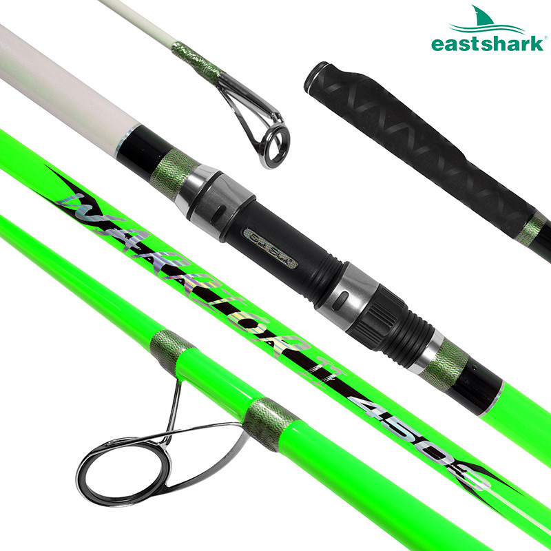 Морское удилище EastShark Warrior II Surf 100/250gr 4.5m 50 MM зеленый - фото 1 - id-p101126419