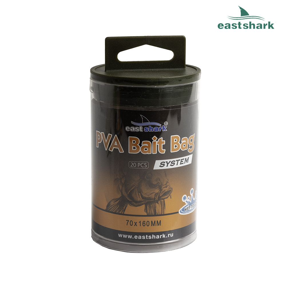 Растворимый ПВА пакет PVA Bait Bag System 70*160 mm (20 шт./уп.) - фото 1 - id-p101127551