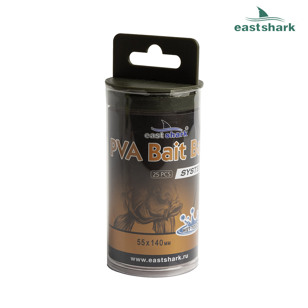 Растворимый ПВА пакет PVA Bait Bag System 55*140 mm (25 шт./уп.) - фото 1 - id-p101127552