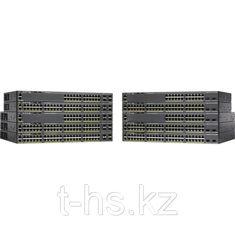 Управляемый коммутатор Cisco ONE Catalyst 2960-X C1-C2960X-24PS-L с 24 портами PoE + Ethernet и 4 гигабитными