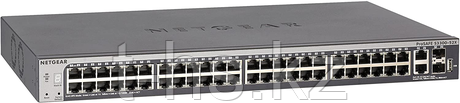 GS752TXS Netgear Prosafe 52-портовый гигабитный коммутатор, включающий 4x 10GE SFP + интеллектуальный