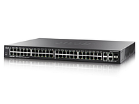 Cisco Small Business SG300-52MP Managed L3 Switch - 50 PoE + Ethernet портов и 2 комбинированных гигабитных SF