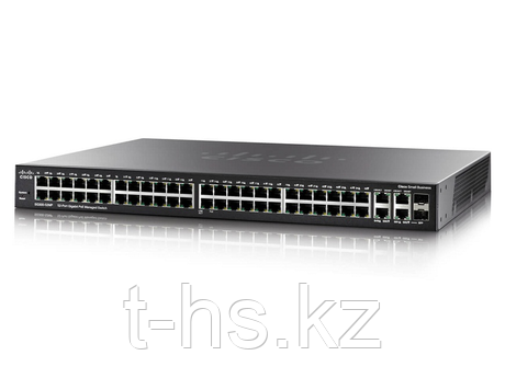 SG300-52MP-K9-NA Cisco для малого бизнеса SG300-52MP управляемый коммутатор L3 - 50 портов PoE + Ethernet