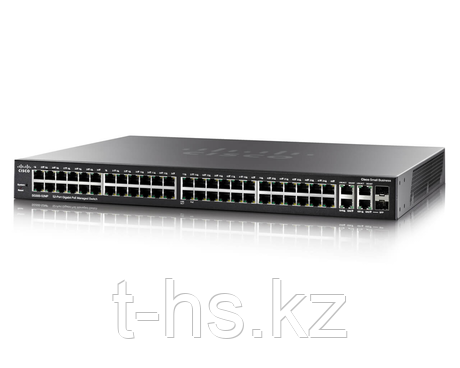 Cisco для малого бизнеса SG300-52MP управляемый коммутатор L3 - 50 портов PoE + Ethernet и 2 комбинированных
