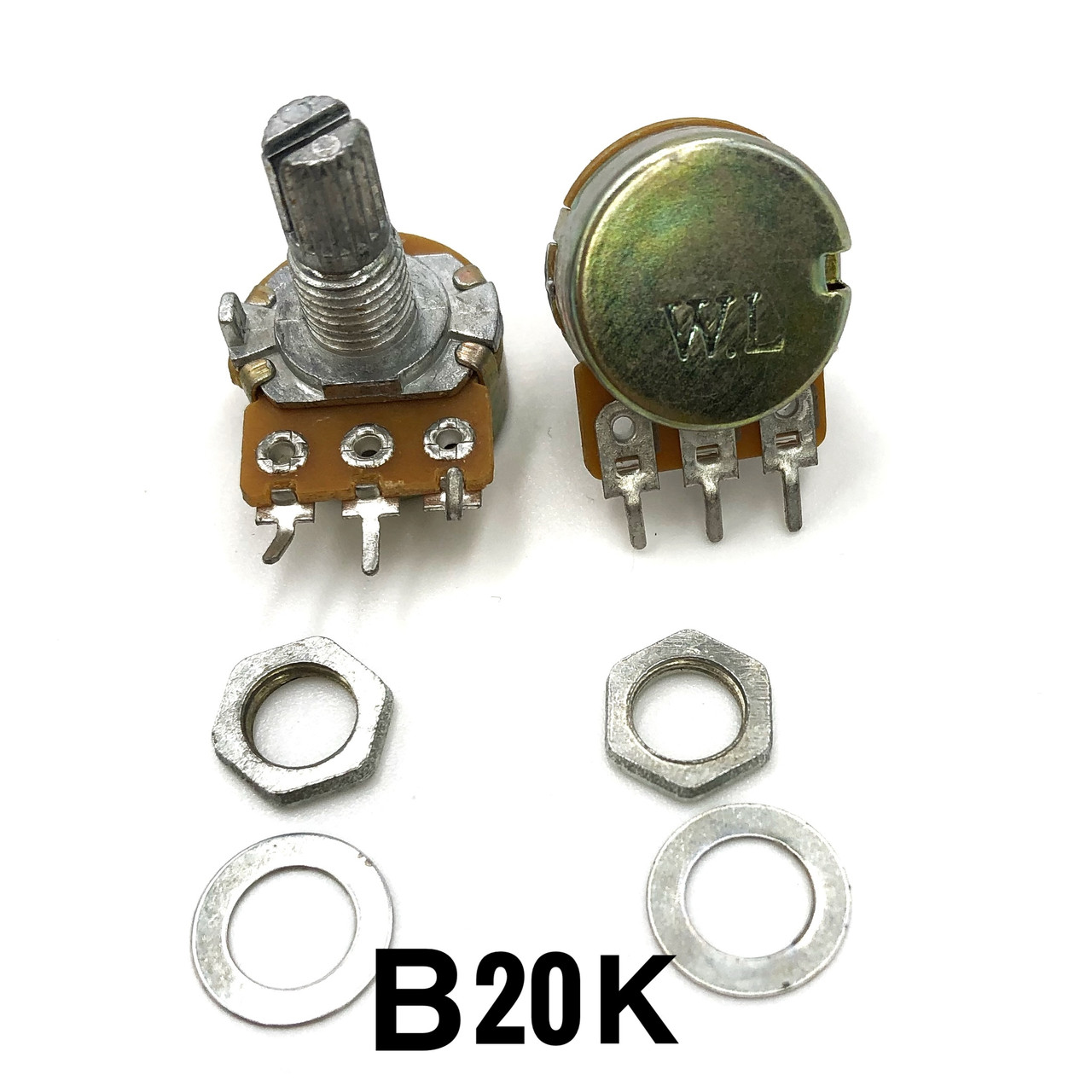 Резистор переменный B20K для маникюрного аппарата - фото 1 - id-p101190617