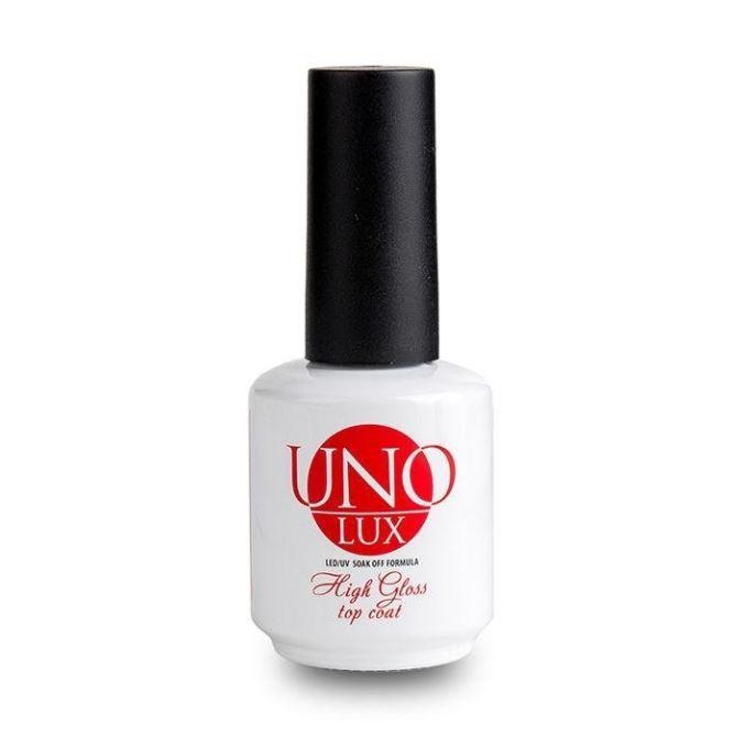 Uno Верхнее покрытие топ "Uno Lux High Gloss" Top coat 15 мл